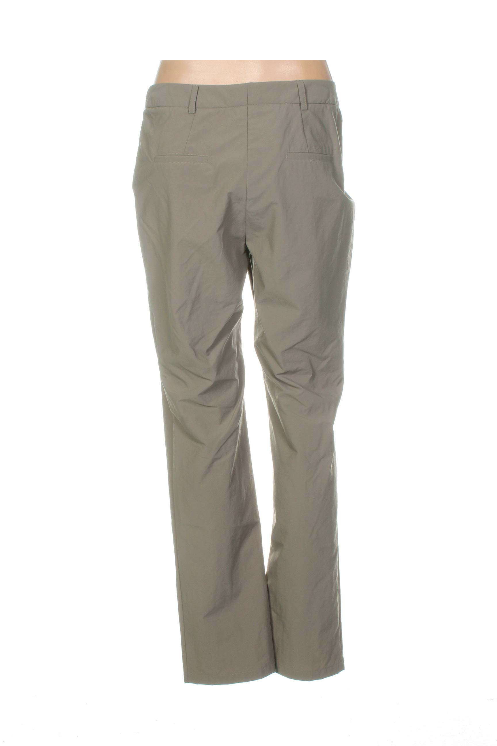 Pantalon tiesi kirpimas normala dydis žalias WEINBERG moteris