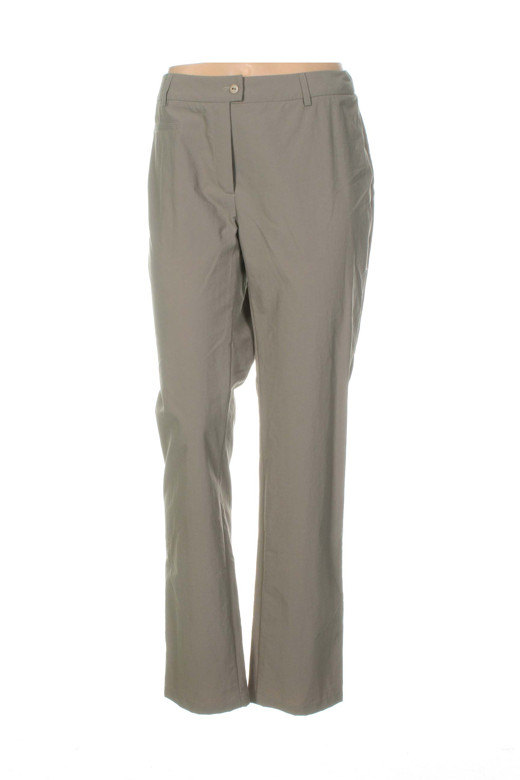 Pantalon tiesi kirpimas normala dydis žalias WEINBERG moteris