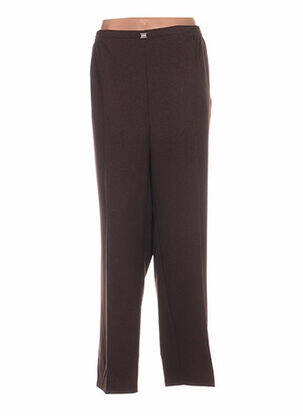 Pantalon tiesi kirpimas rudas CPH moteris