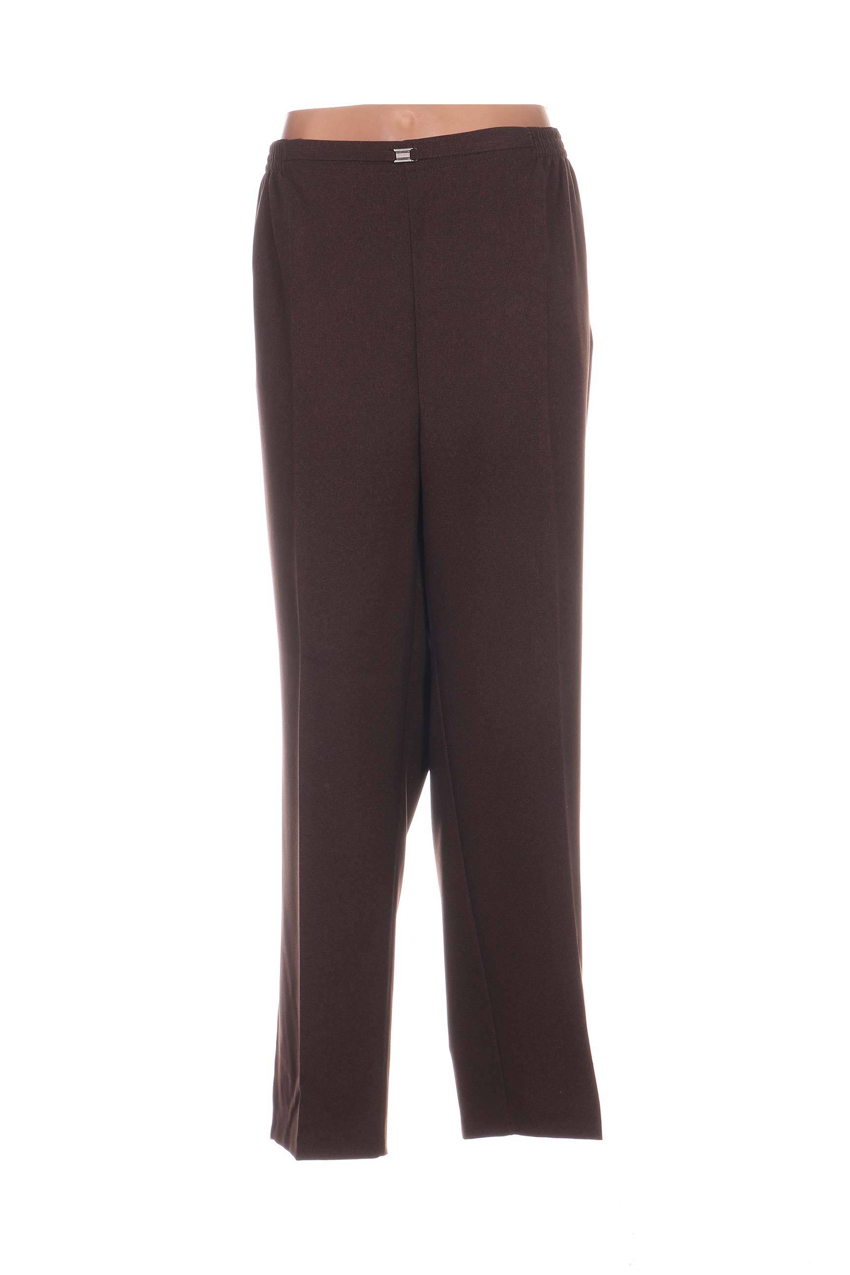 Pantalon tiesi kirpimas rudas CPH moteris