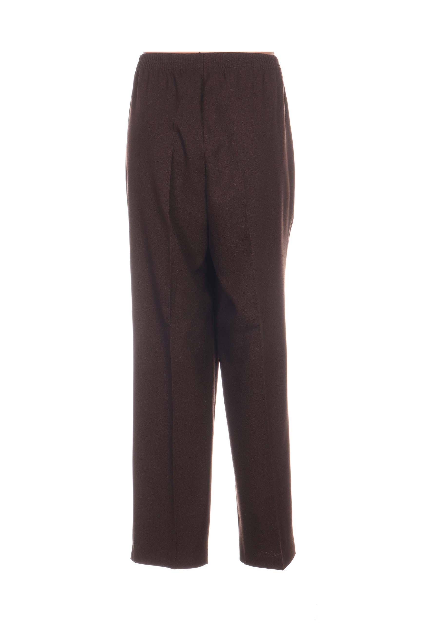 Pantalon tiesi kirpimas rudas CPH moteris