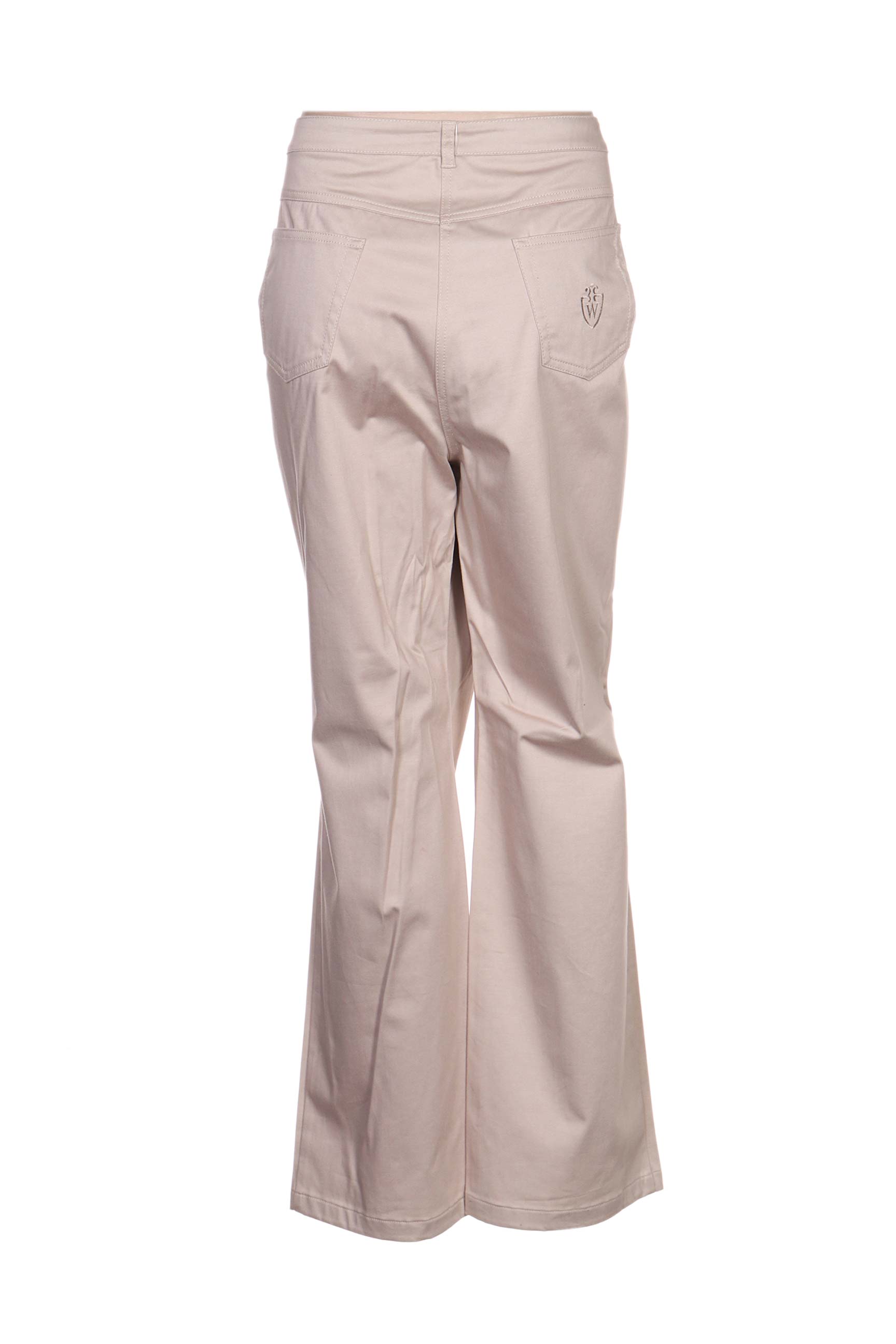Pantalon tiesi kirpimas normala dydis bežinis WEINBERG moteris
