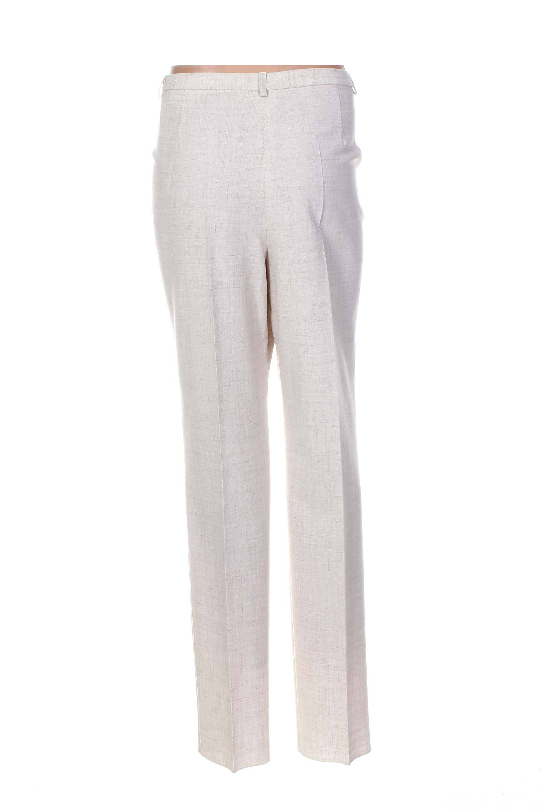 Pantalon tiesi kirpimas normala dydis bežinis PAUPORTÉ moteris