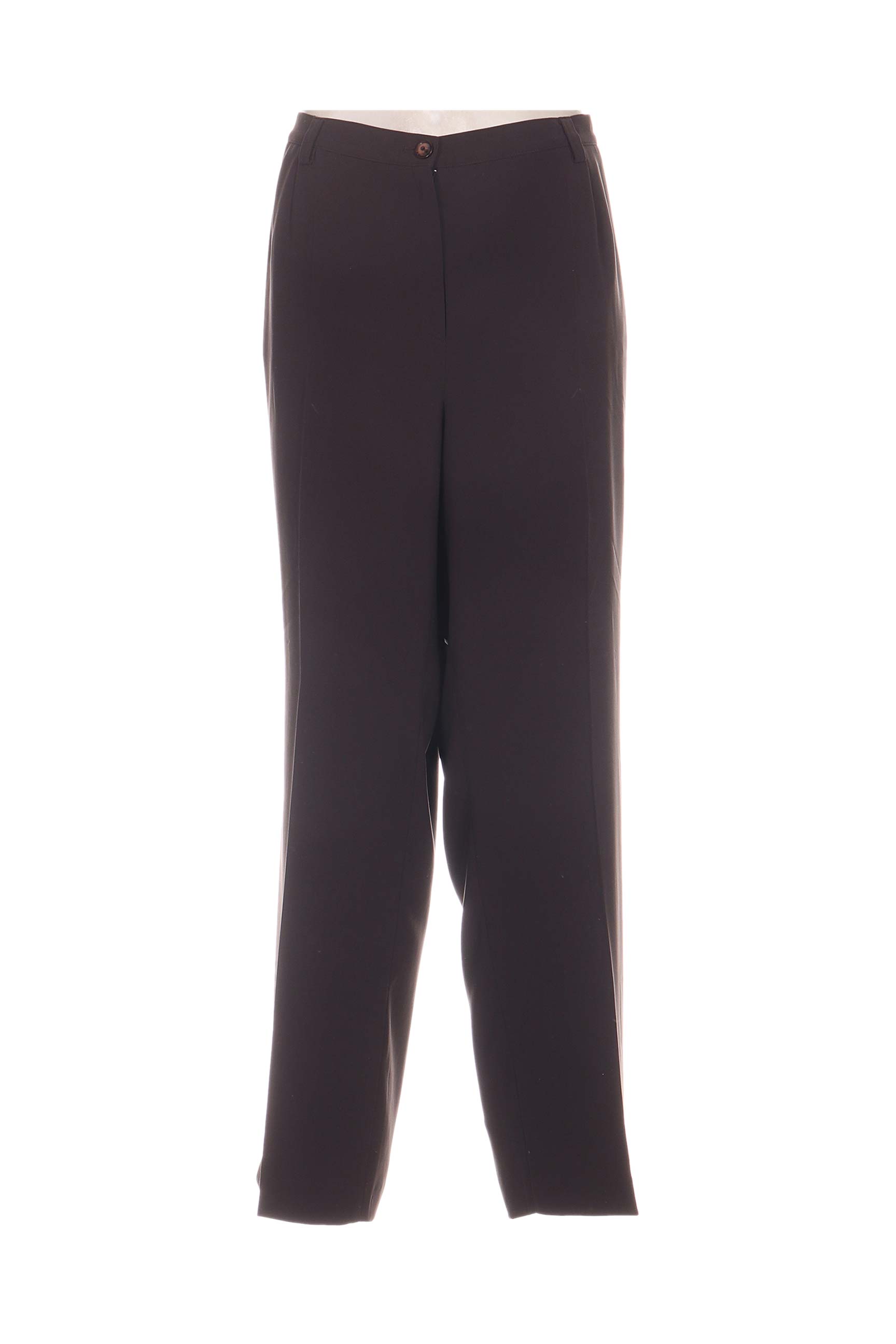 Pantalon kišenės aukšta talija rudas HUCKE WOMAN moteris