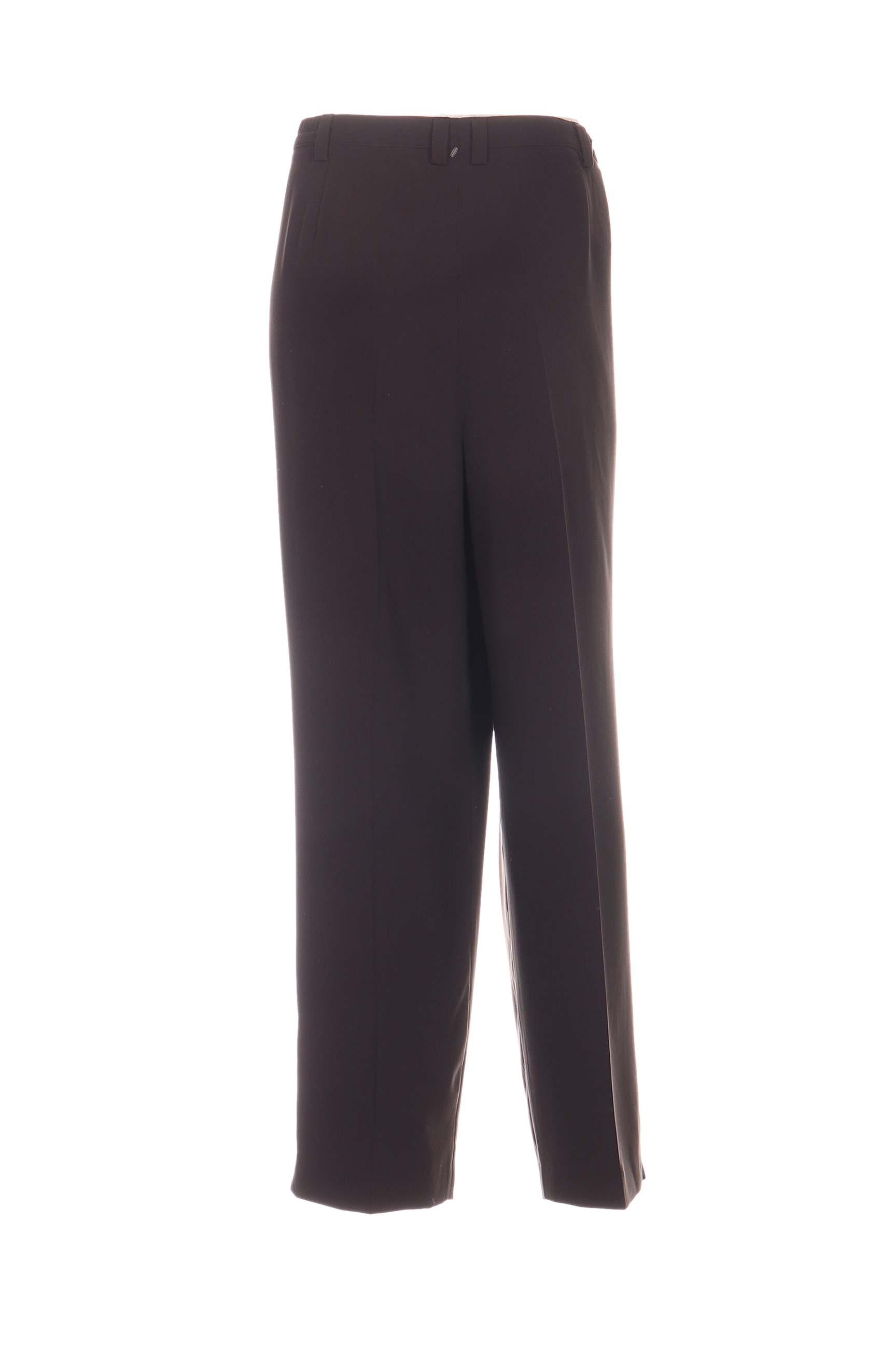 Pantalon kišenės aukšta talija rudas HUCKE WOMAN moteris