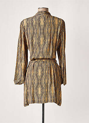 Stilinga striukė krepos audinys rudas LAUREN VIDAL moteris