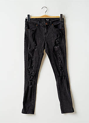 Lieknos džinsai lieknas maža dydžio juodas DENIM CO moteris