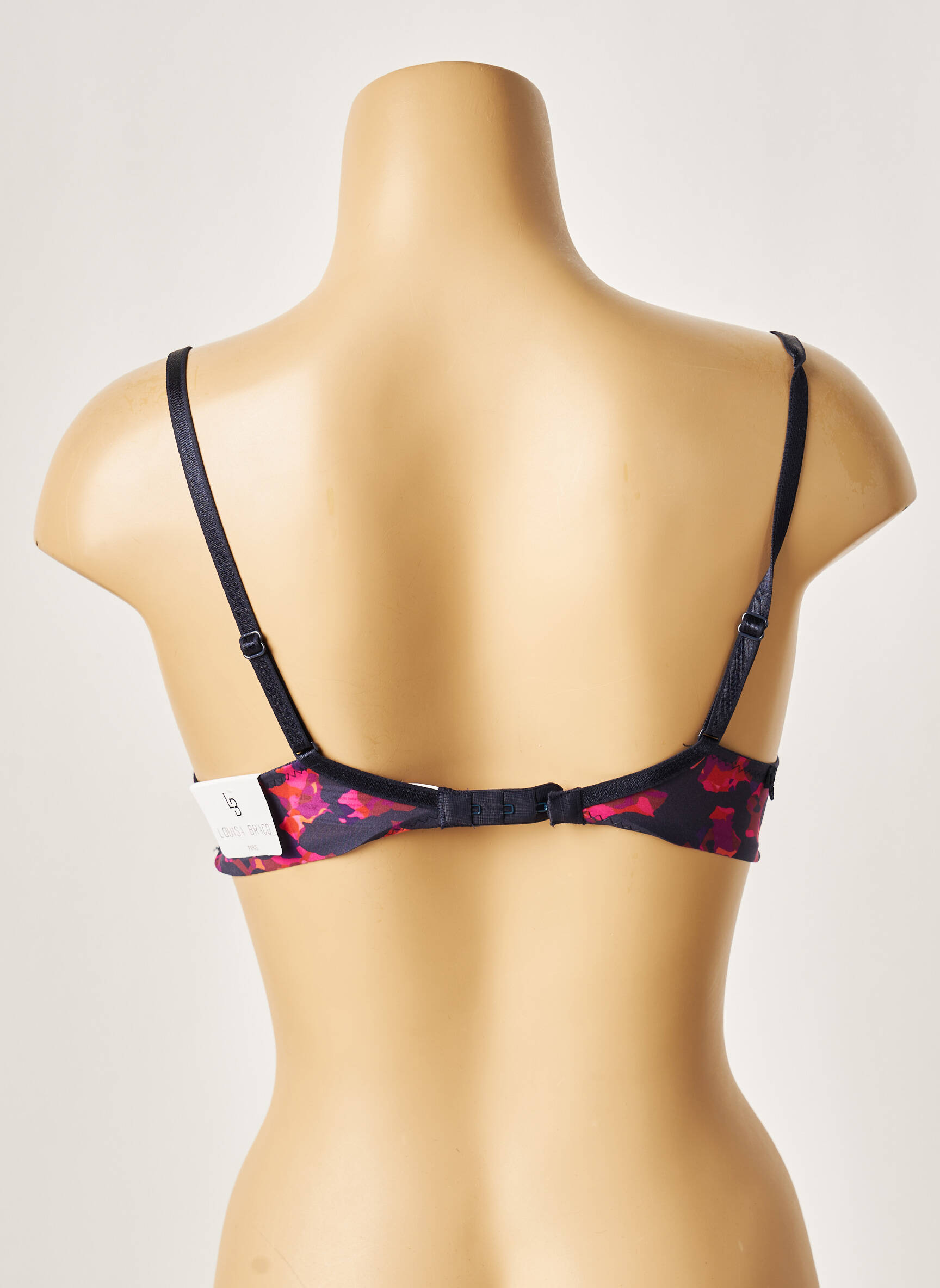 Liemenėlė push-up liemenėlė su aukštu palaikymu push-up liemenėlė su aukštu palaikymu mėlyna LOUISA BRACQ moteris