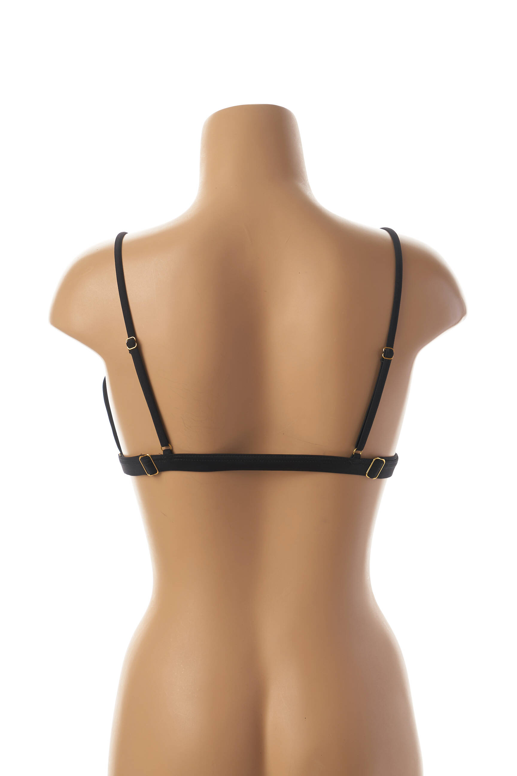 Maudymosi viršūnė tamprumas juodas MON PETIT BIKINI moteris