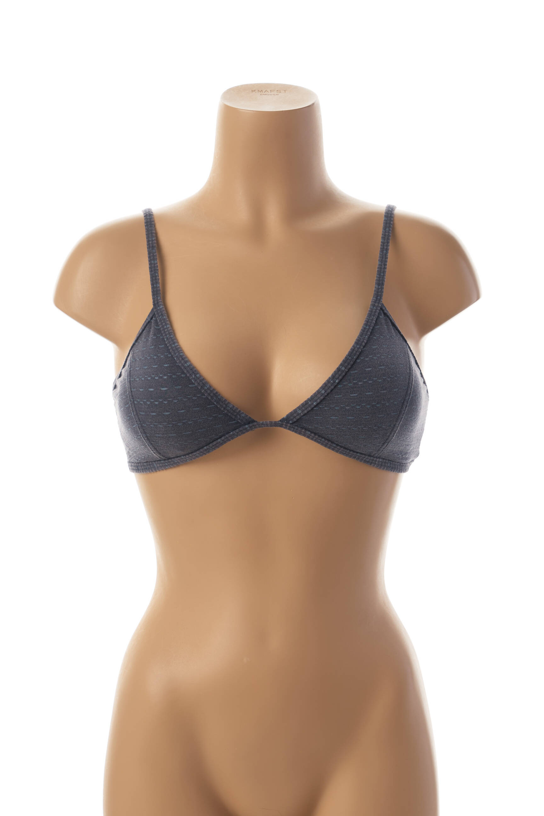 Maudymosi viršūnė tamprumas liemenėlė su išimamu putų paminkštinimu mėlyna RIP CURL moteris