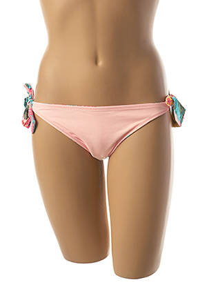 Maudymosi kelnaitės gėlių raštas bikini rožinė RIP CURL moteris