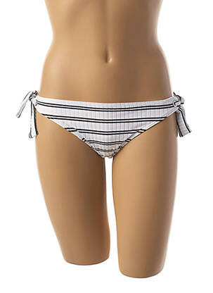 Maudymosi kelnaitės užsegimas su raišteliais bikini baltas SEAFOLLY moteris