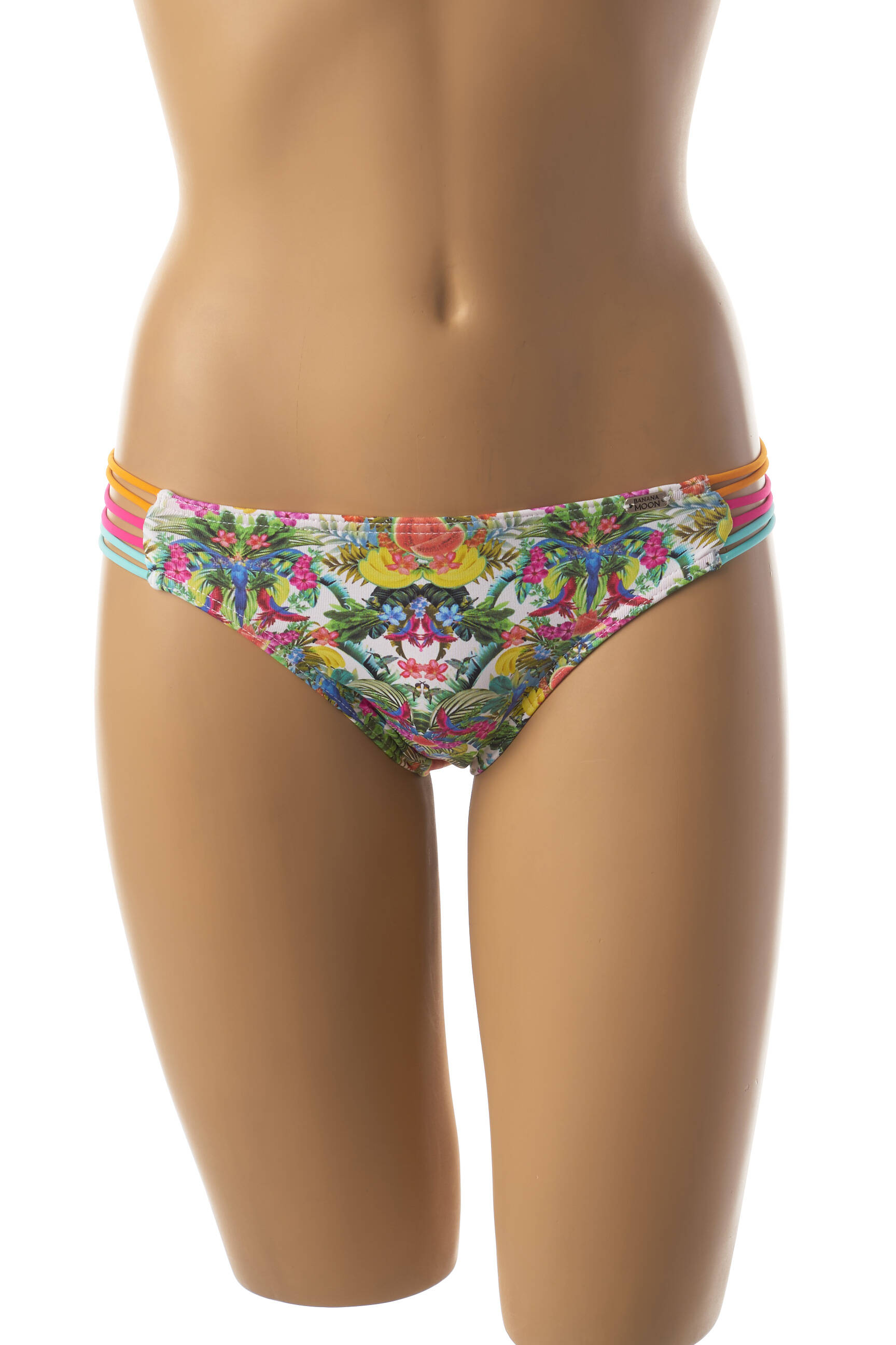Maudymosi kelnaitės tiesioginis dažymas spausdinimas bikini oranžinė BANANA MOON moteris
