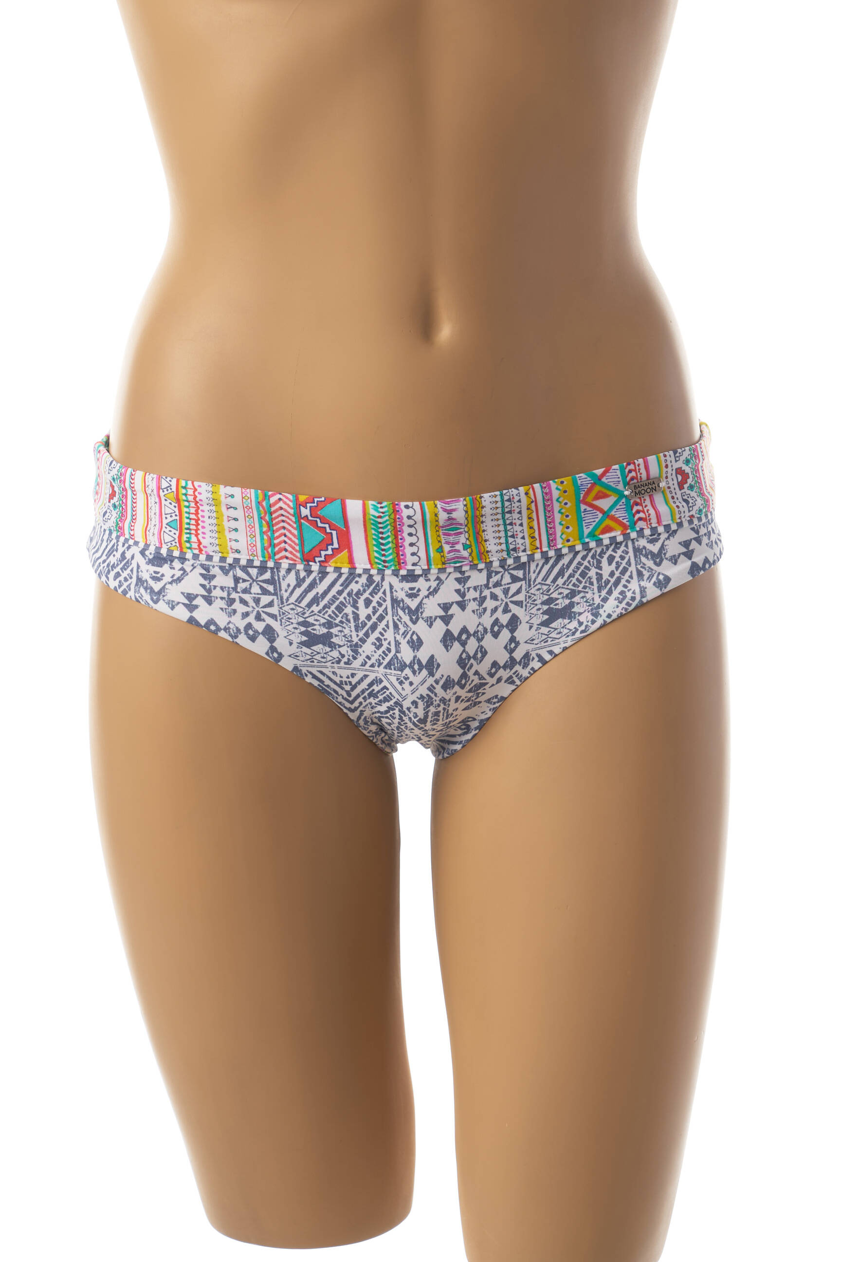 Maudymosi kelnaitės fantazijos raštas bikini mėlyna BANANA MOON moteris