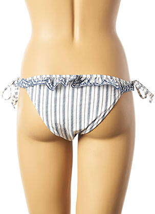 Maudymosi kelnaitės užsegimas su raišteliais bikini baltas SEAFOLLY moteris