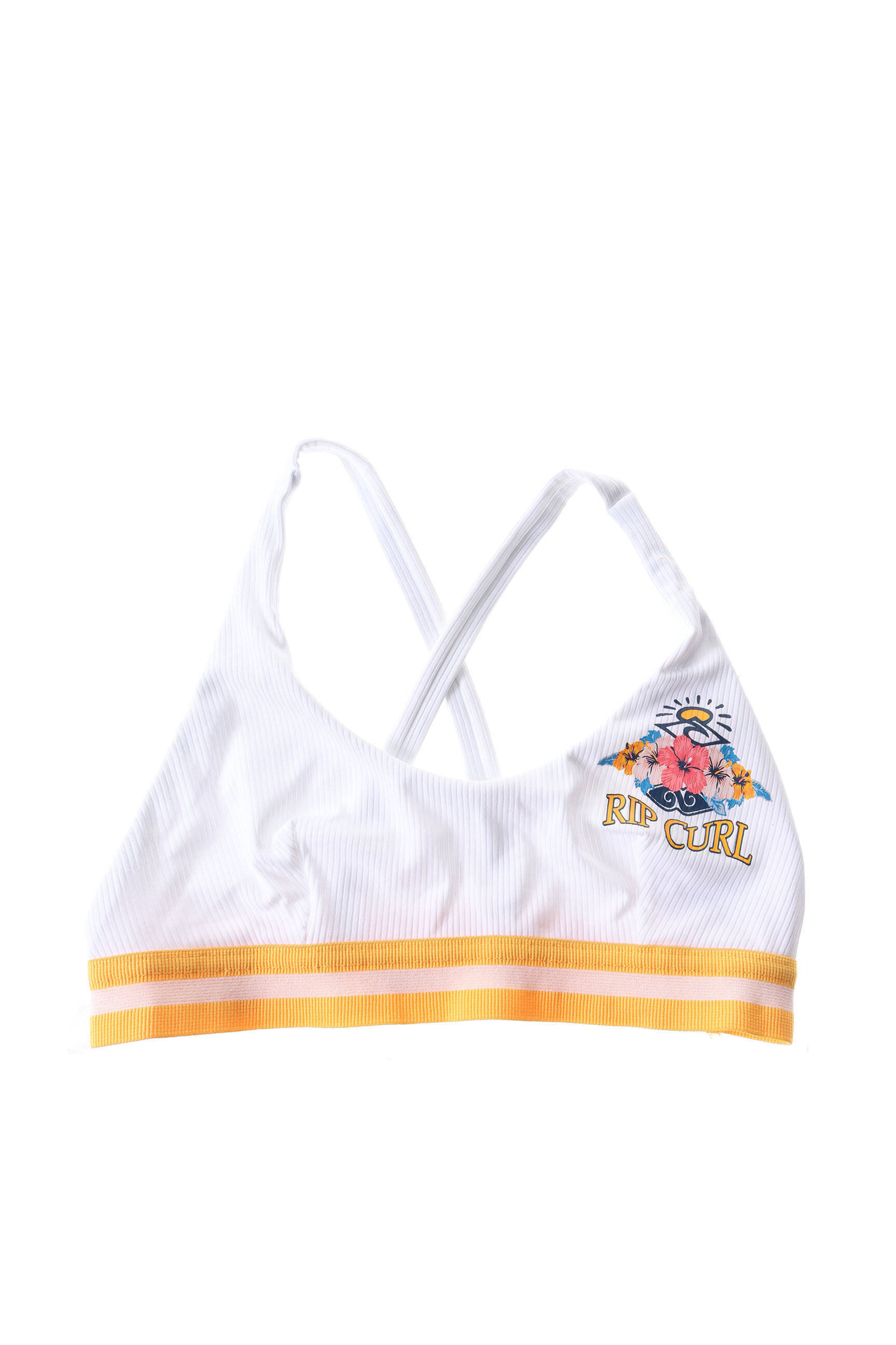 Maudymosi viršūnė tamprumas baltas RIP CURL moteris