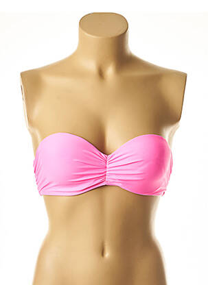 Maudymosi viršūnė rožinė MON PETIT BIKINI moteris