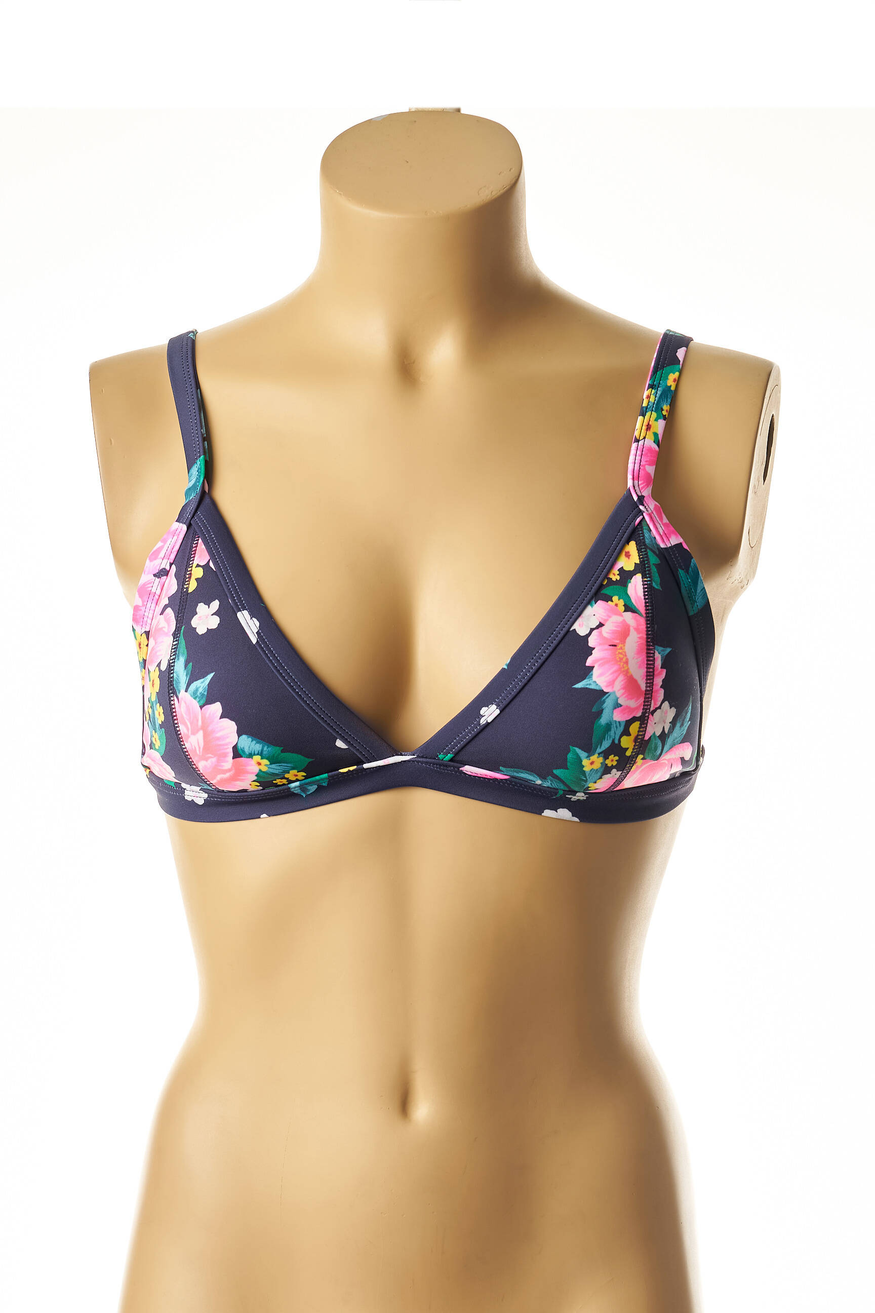 Maudymosi viršūnė mėlyna MON PETIT BIKINI moteris