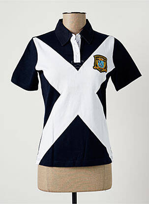 Polo jersey audinys trumpas rankovės mėlyna STAR CLIPPERS moteris