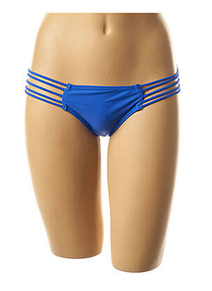 Maudymosi kelnaitės satino audinys kelnaitės mėlyna MON PETIT BIKINI moteris