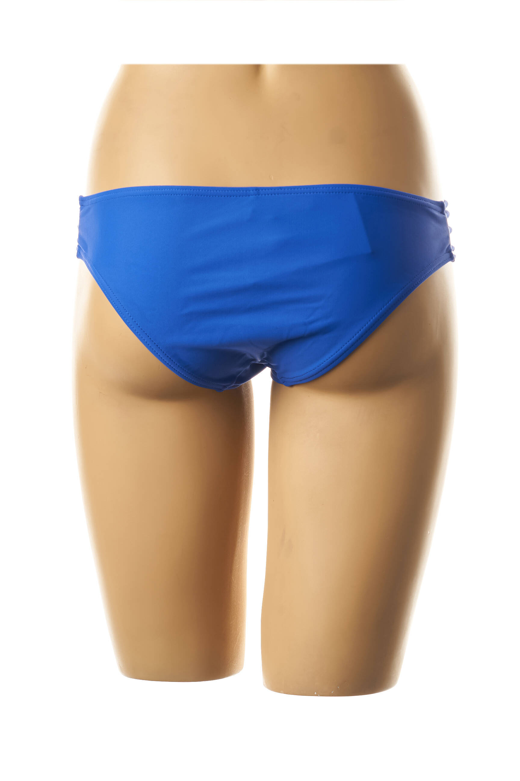 Maudymosi kelnaitės satino audinys kelnaitės mėlyna MON PETIT BIKINI moteris