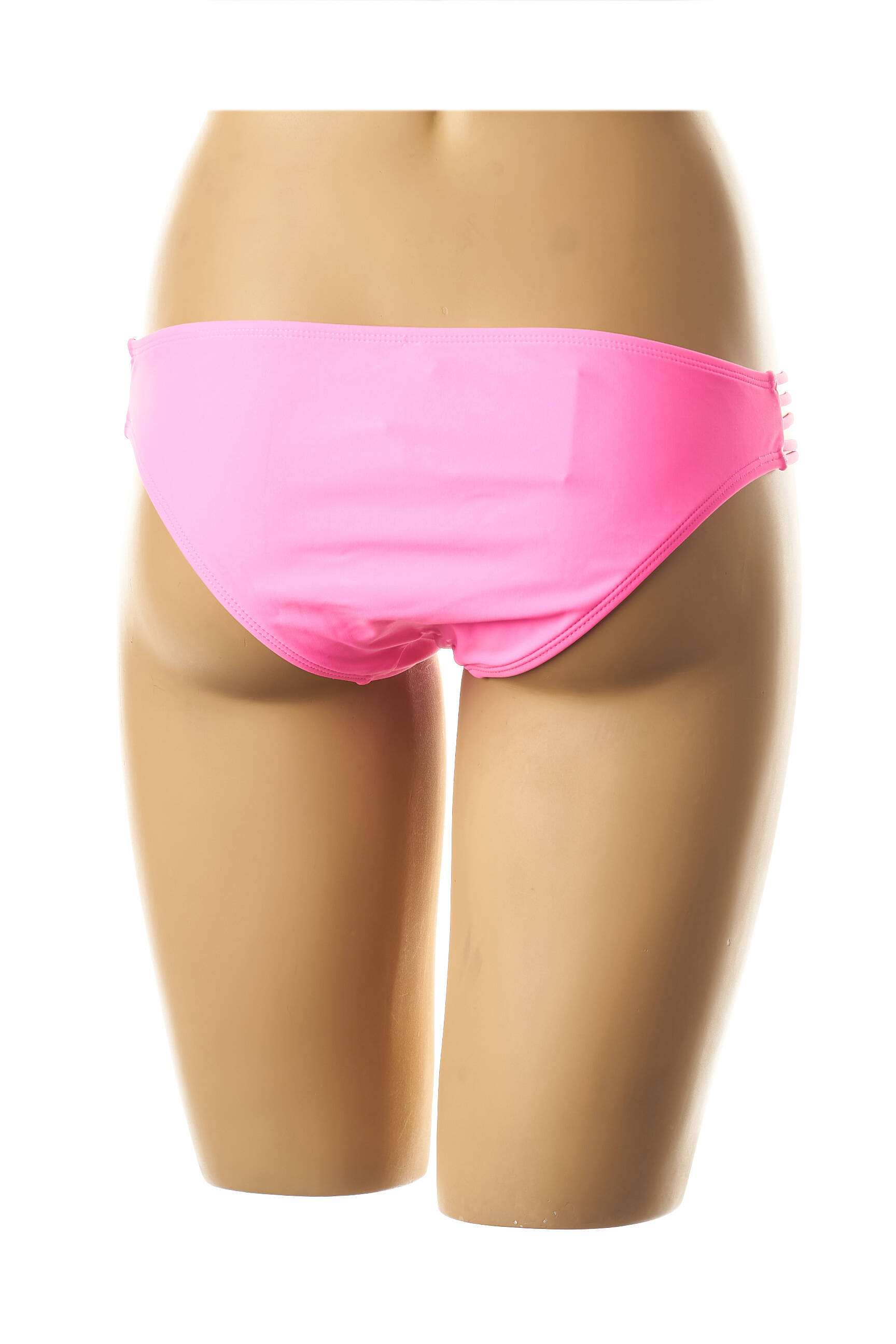 Maudymosi kelnaitės satino audinys kelnaitės rožinė MON PETIT BIKINI moteris
