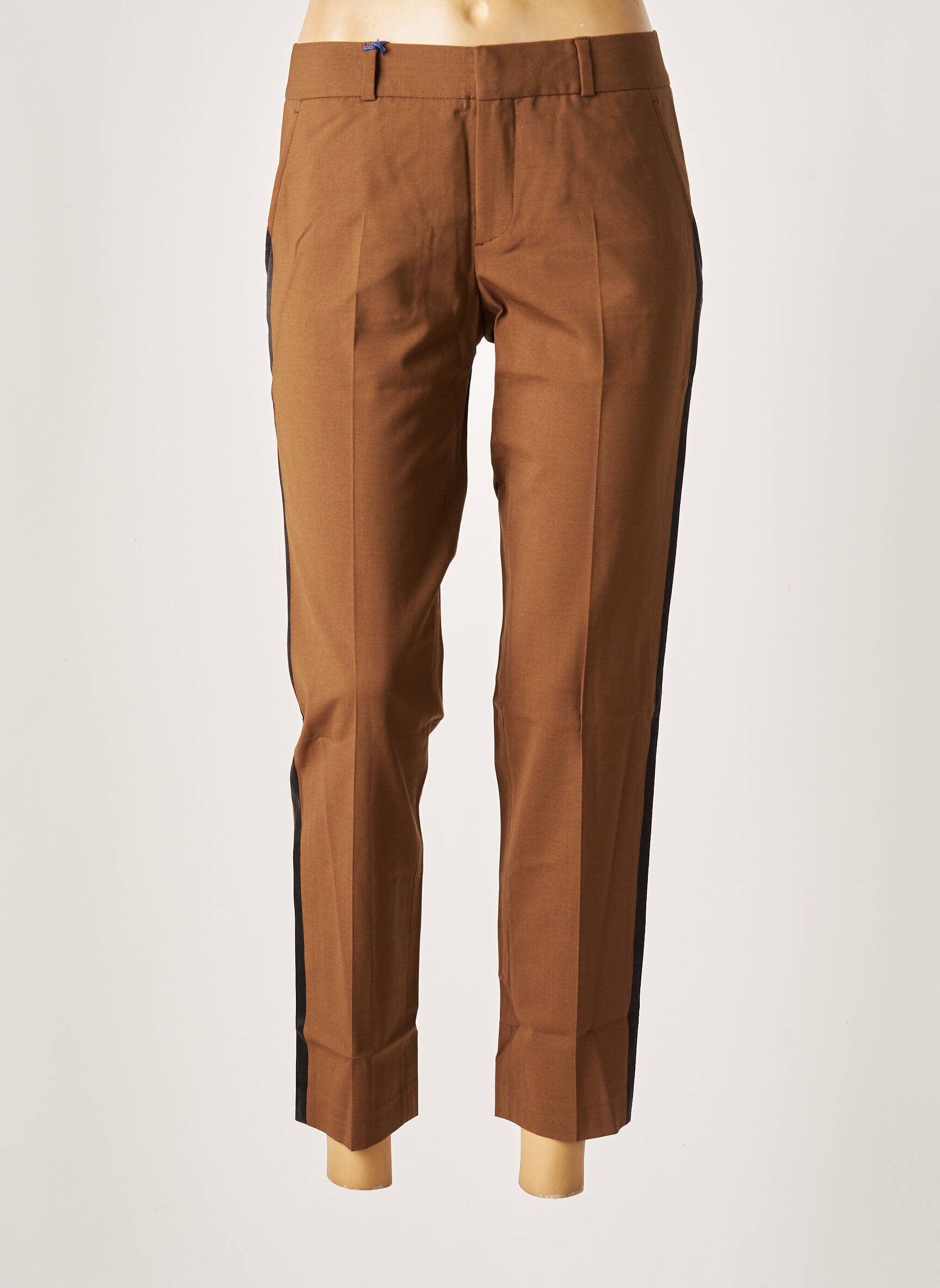 7/8 kelnės chino kirpimas normala dydis rudas LEON & HARPER moteris