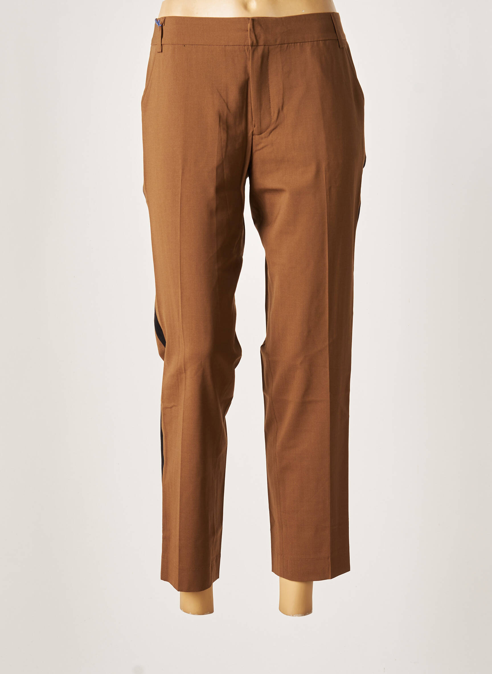 7/8 kelnės chino kirpimas normala dydis rudas LEON & HARPER moteris