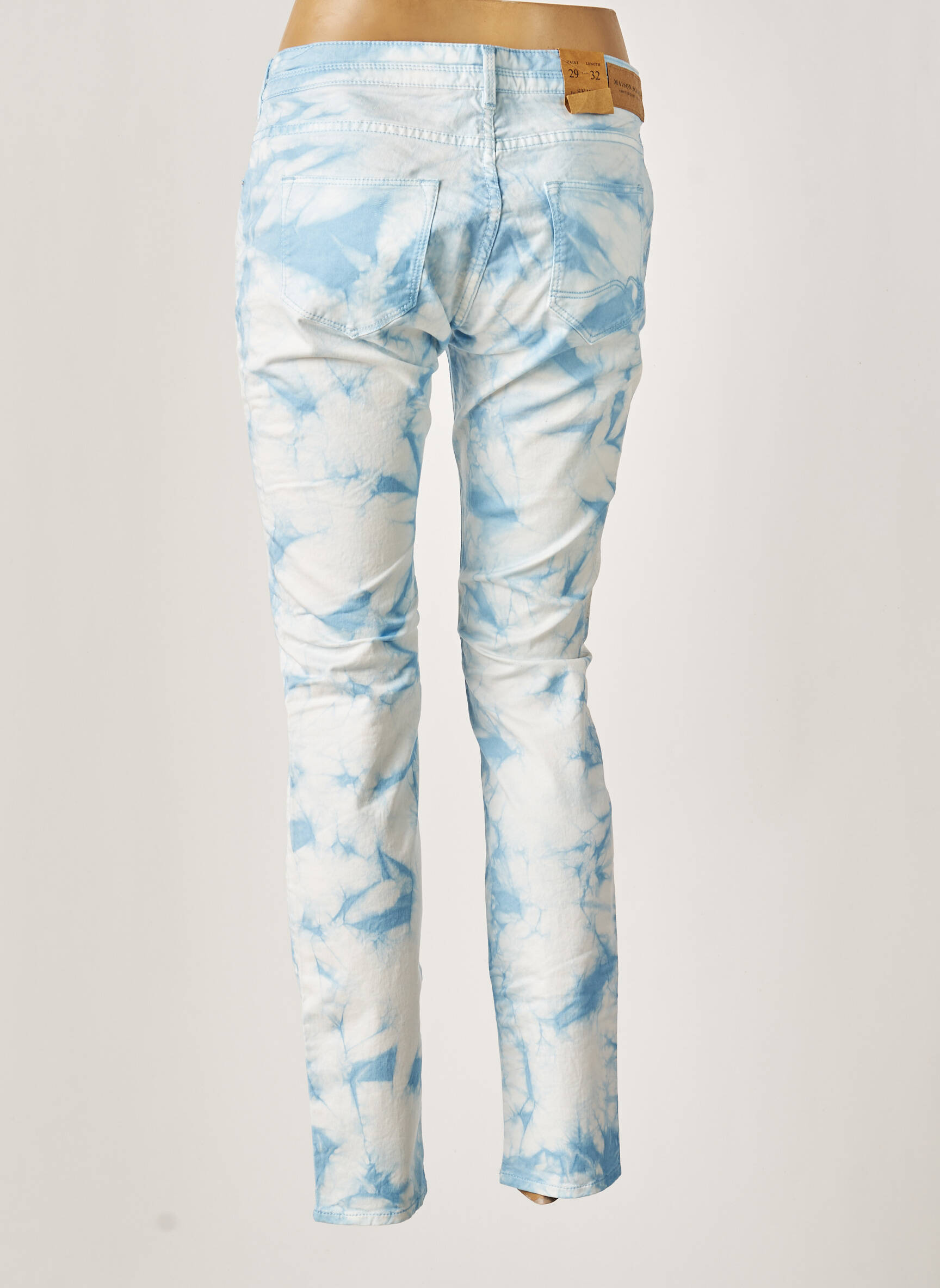 Lieknos kelnės maža dydžio maža dydžio mėlyna MAISON SCOTCH moteris