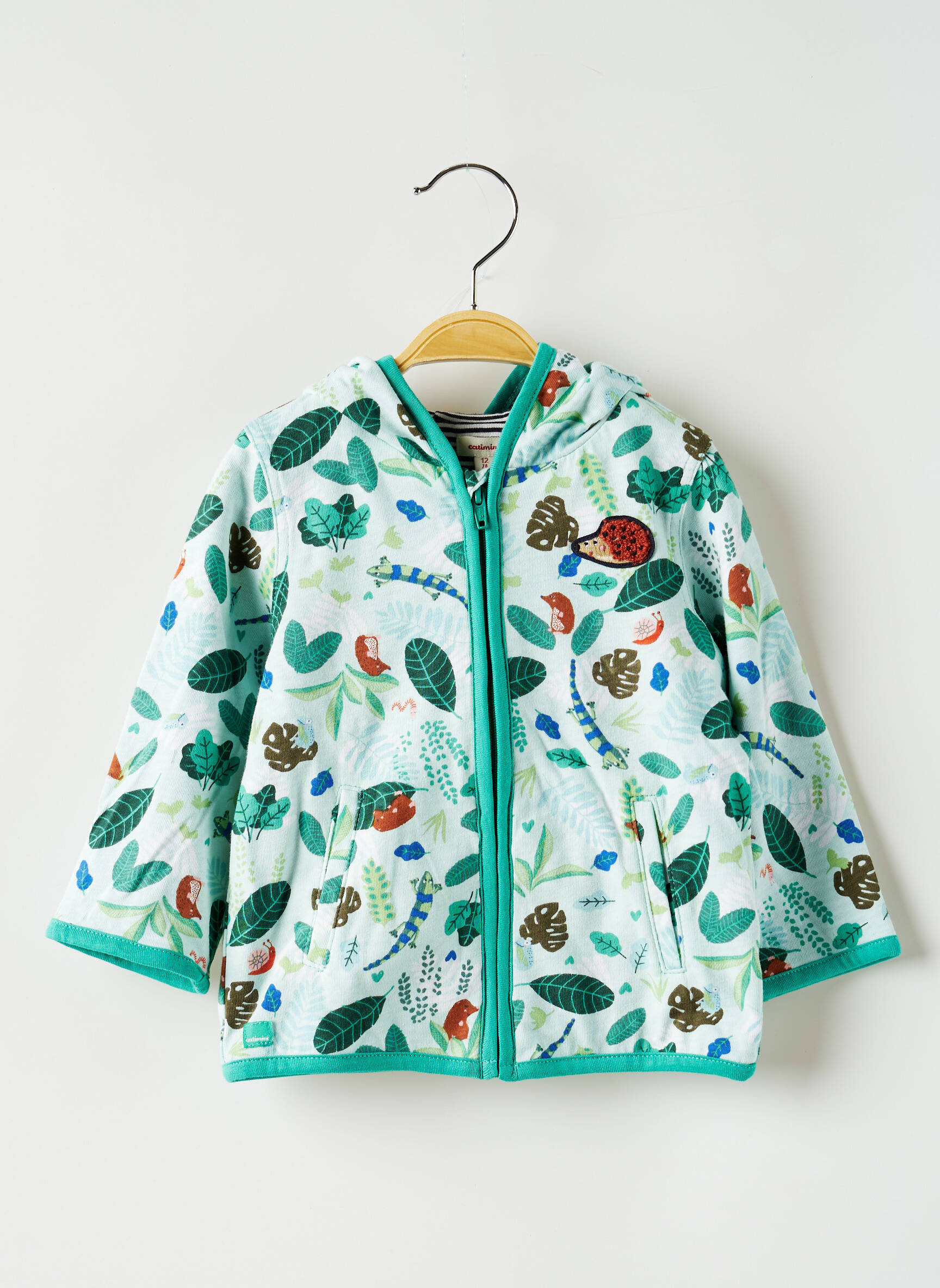 Kasdienis švarkas žalias CATIMINI berniukas