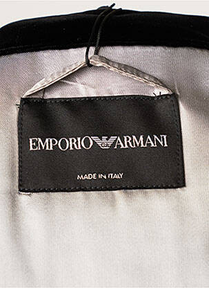 Ilgas paltas spaudžiama uždarymas be gobtuvų mėlyna EMPORIO ARMANI moteris