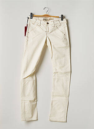 Lieknos kelnės maža dydžio maža dydžio bežinis GUESS JEANS moteris