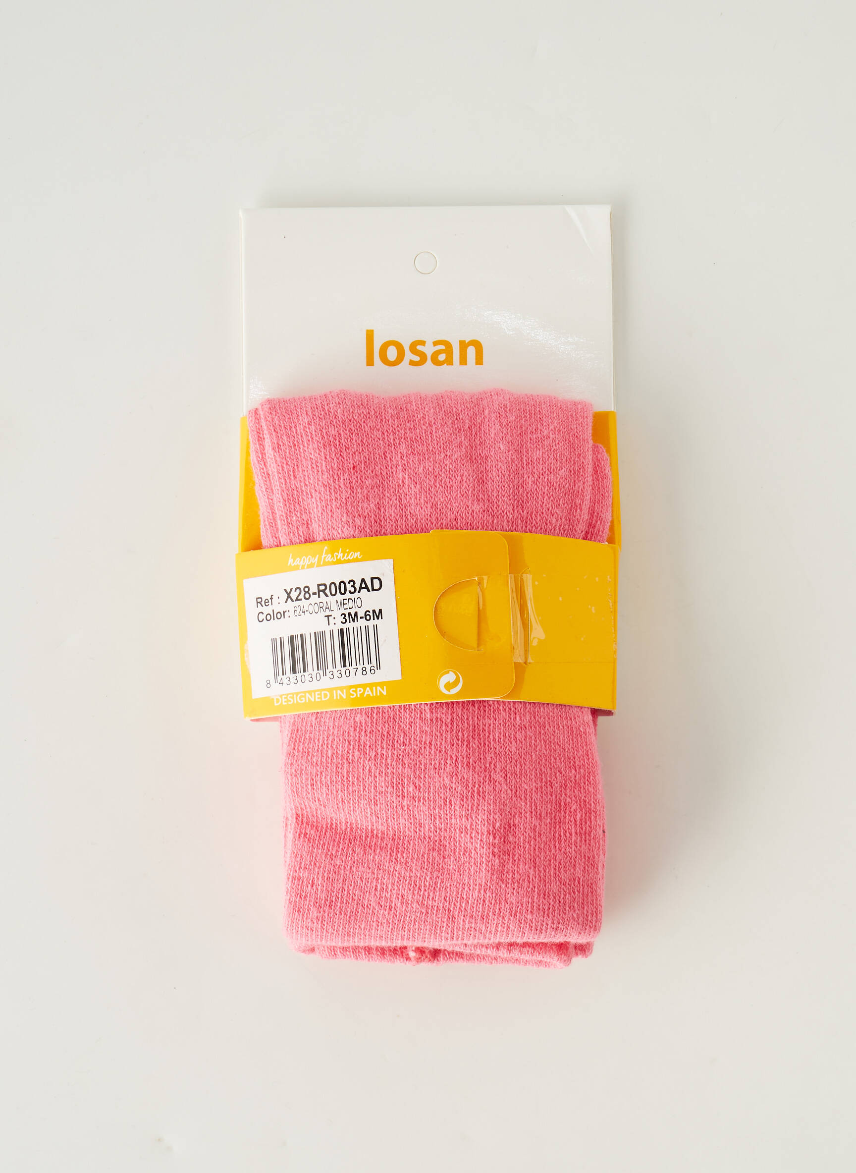 Kojinės ilgų kojinių forma rožinė LOSAN mergina