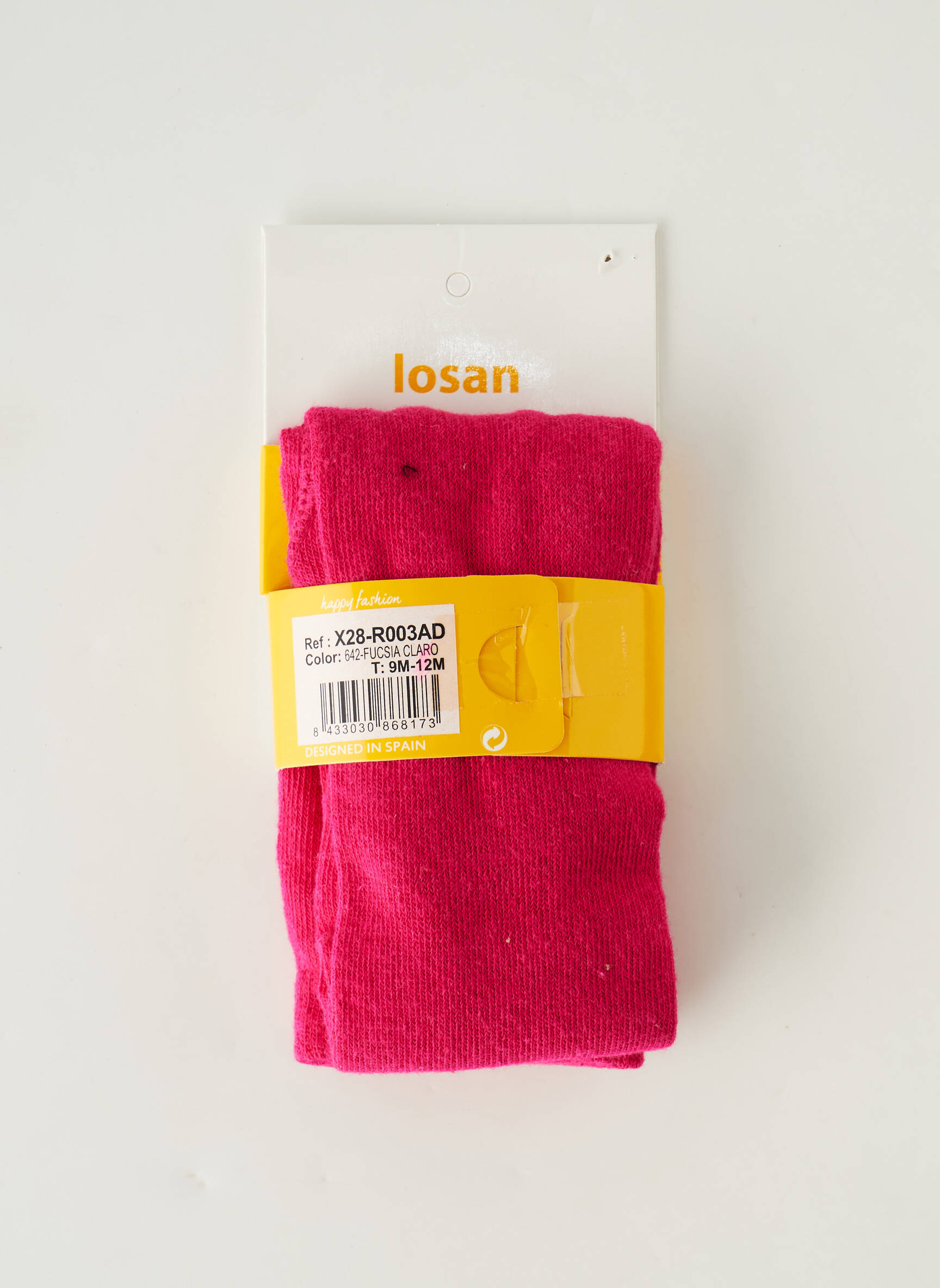 Kojinės ilgų kojinių forma rožinė LOSAN mergina