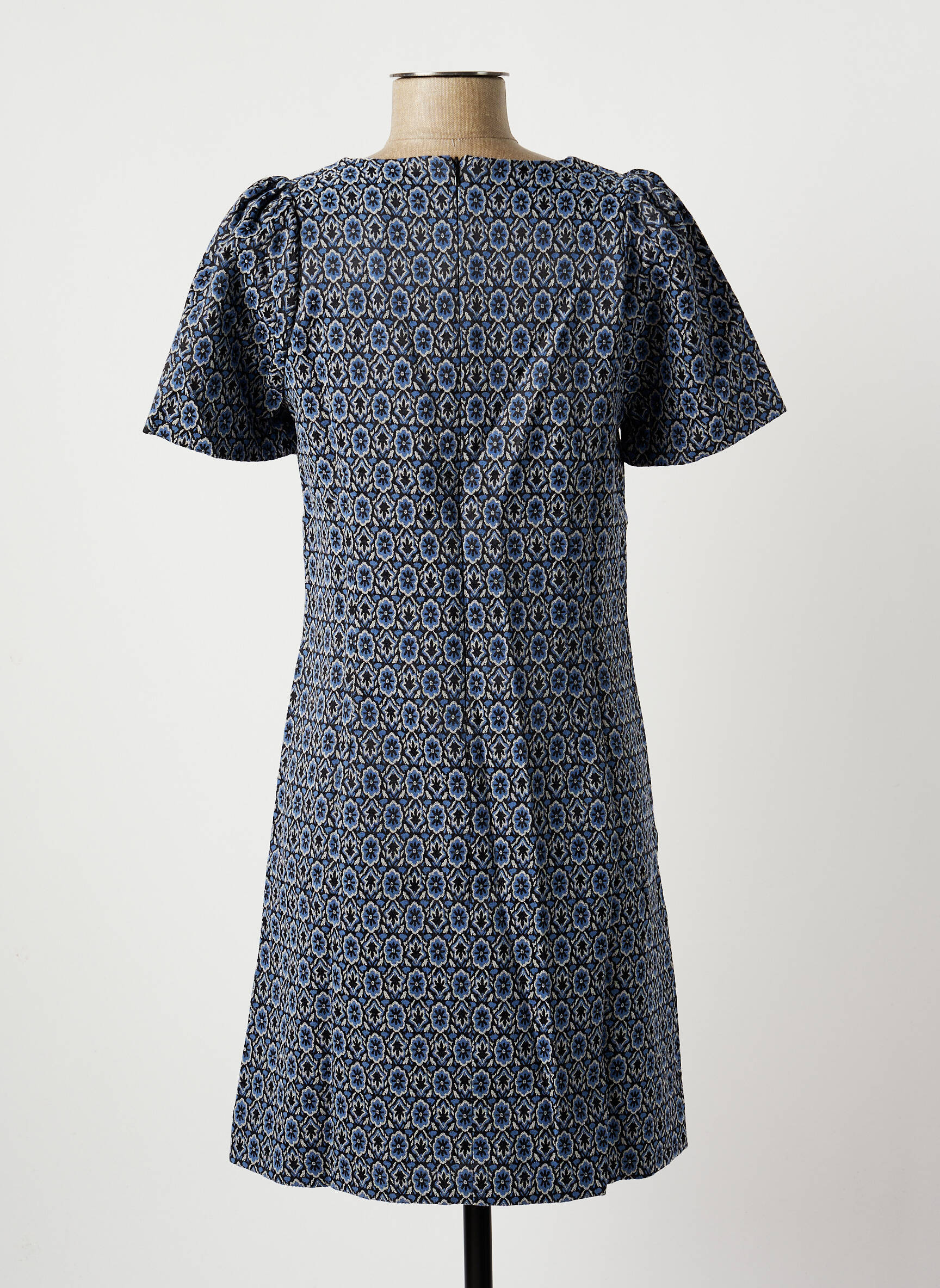 Pusilgių suknelė trumpas rankovės trumpas rankovės mėlyna LA FEE MARABOUTEE moteris