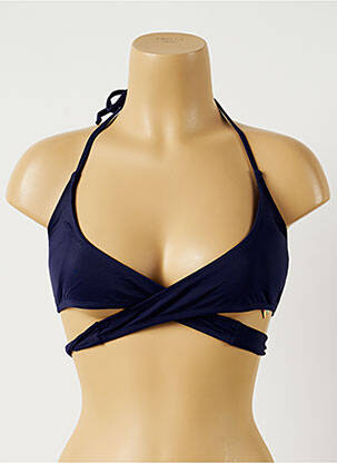 Maudymosi viršūnė mėlyna MON PETIT BIKINI moteris