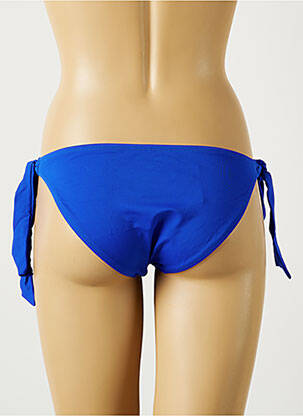 Maudymosi kelnaitės satino efektas bikini mėlyna MON PETIT BIKINI moteris