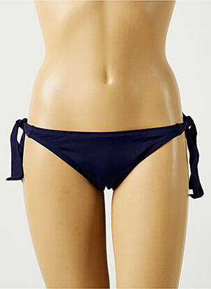 Maudymosi kelnaitės satino audinys bikini mėlyna MON PETIT BIKINI moteris