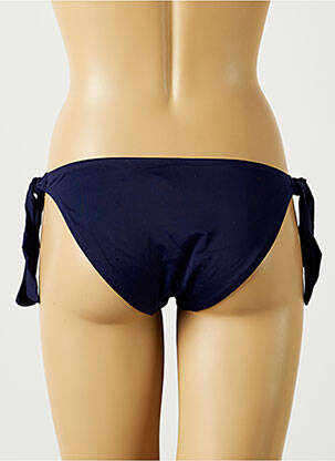 Maudymosi kelnaitės satino audinys bikini mėlyna MON PETIT BIKINI moteris