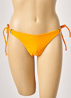 Maudymosi kelnaitės tamprumas bikini oranžinė KHASSANI moteris