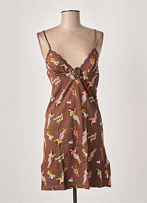 Naktinė suknelė/combinette jersey audinys rudas MISS ACHILE moteris