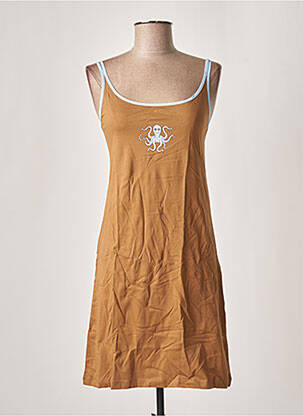 Naktinė suknelė/combinette jersey audinys rudas MISS ACHILE moteris