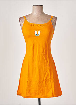 Naktinė suknelė/combinette jersey audinys oranžinė MISS ACHILE moteris