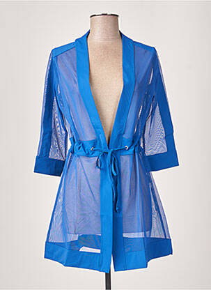 Kimono striukė col v mėlyna MALOKA moteris
