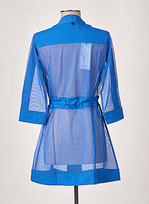 Kimono striukė col v mėlyna MALOKA moteris