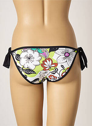 Maudymosi kelnaitės gėlių raštas bikini baltas CHERRY BEACH moteris