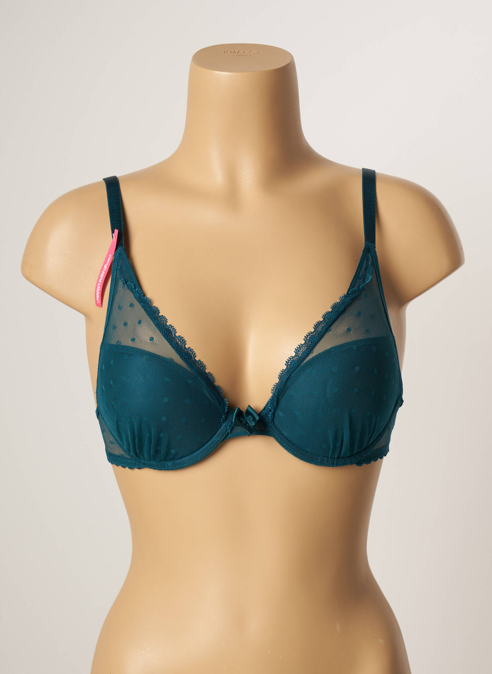Liemenėlė push-up liemenėlė su aukštu palaikymu push-up liemenėlė su aukštu palaikymu mėlyna PASSIONATA moteris