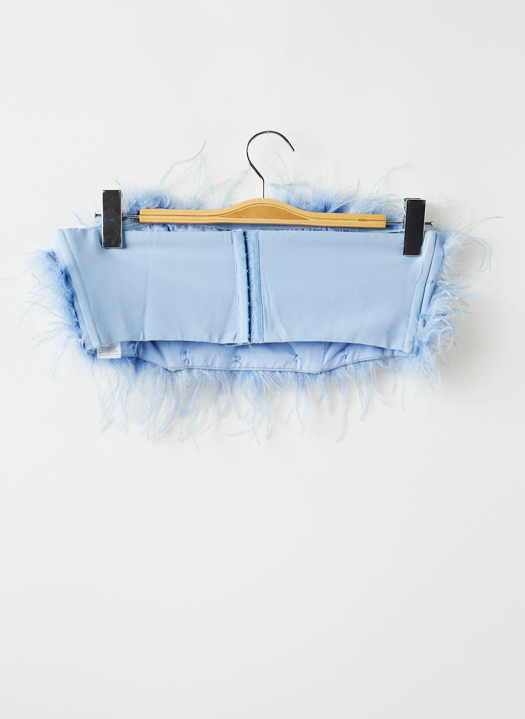 Viršūnė centrinė iškirptė be rankų mėlyna NASTY GAL moteris