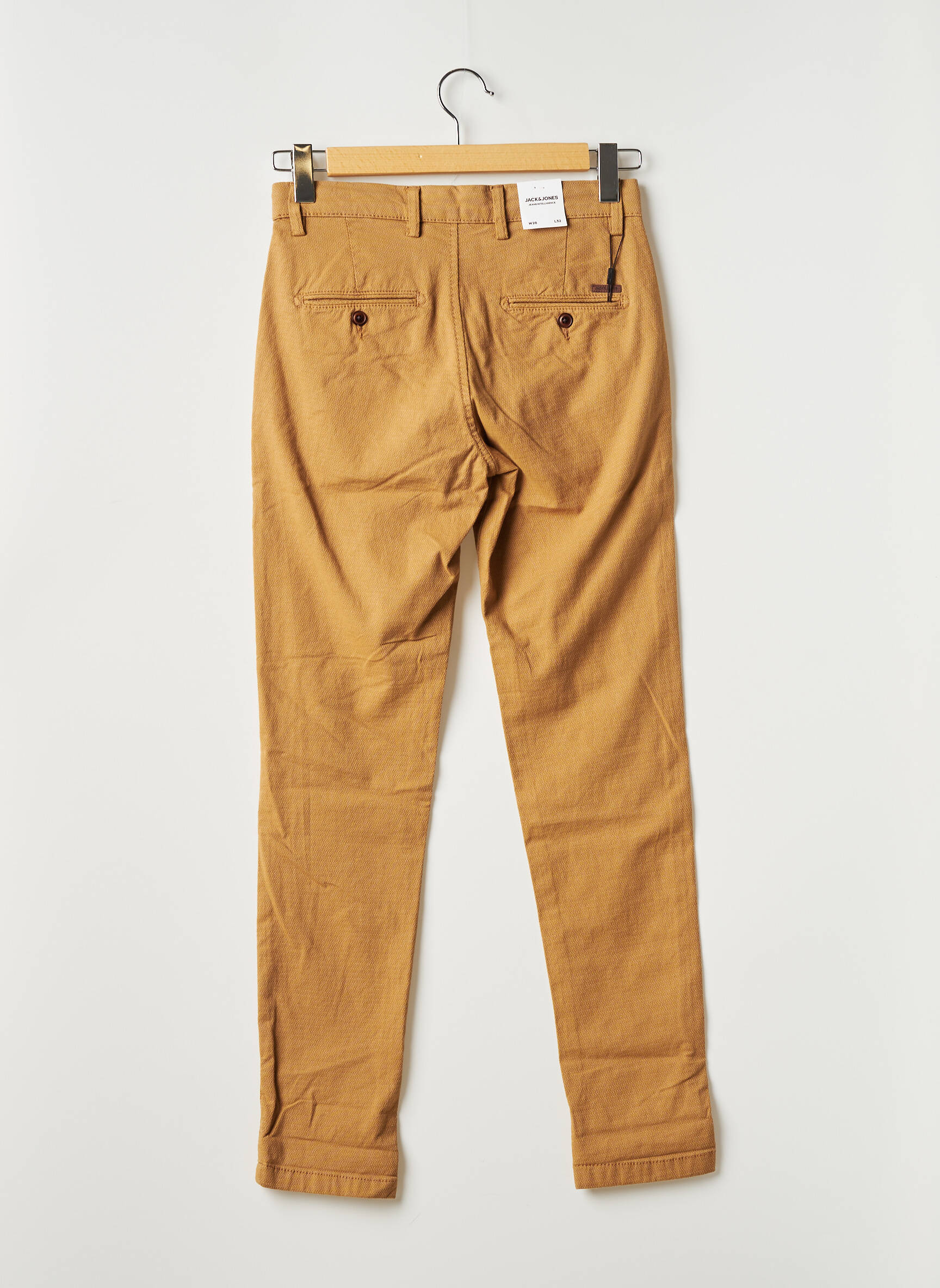 Chino kelnė chinamas audinys normala dydis rudas JACK & JONES vyras
