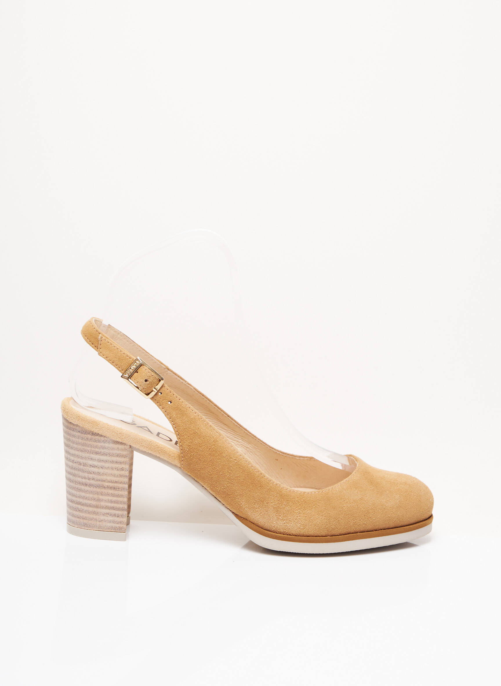 Sandalai/nu pėdos užsegimas kilpa(s) kulnas nuo 7 iki 9 cm rudas GADEA moteris